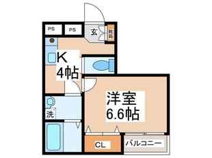 オレンジハイツの物件間取画像